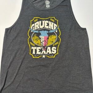 Gray Graphic Tank Top